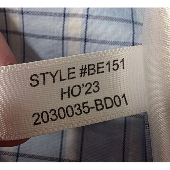 J Crew Shirt Mens XL Blue Plaid Long Sleeve Button Down Casual - Picture 10 of 14